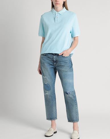 Woman Polo shirt Sky blue