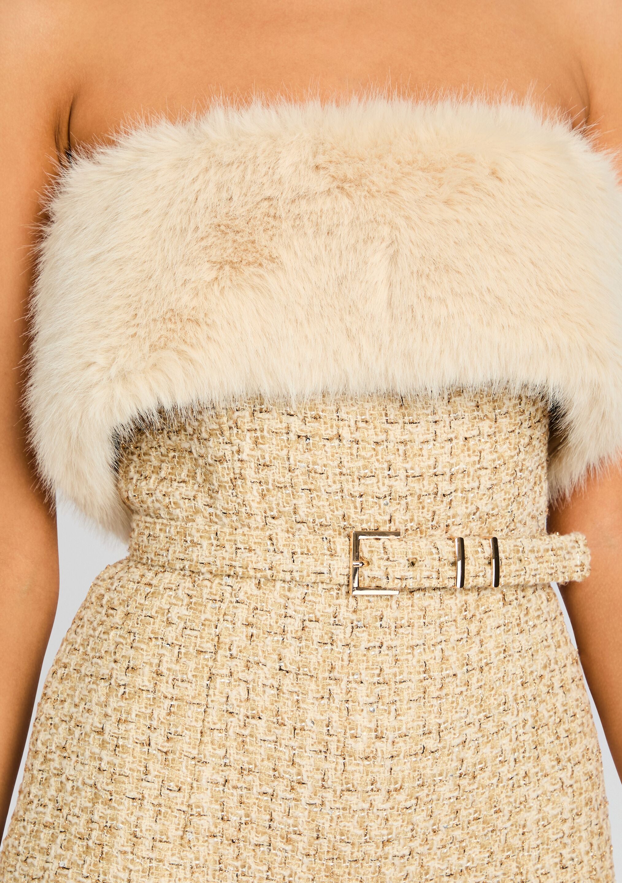 Concetta Tweed Romper