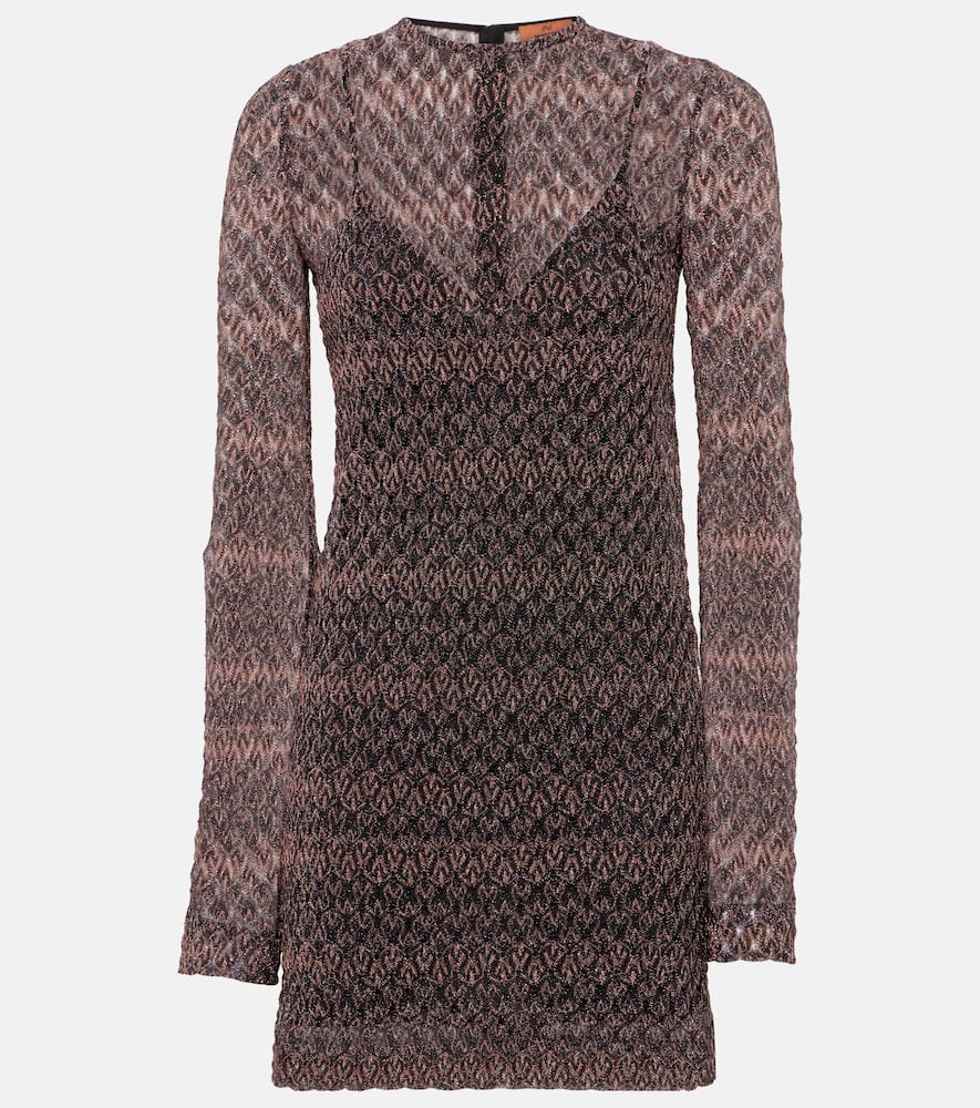 Lamé minidress