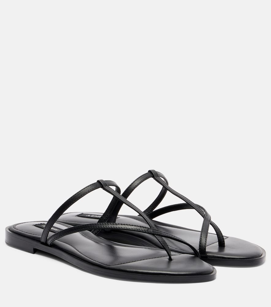 Cyrus leather thong sandals