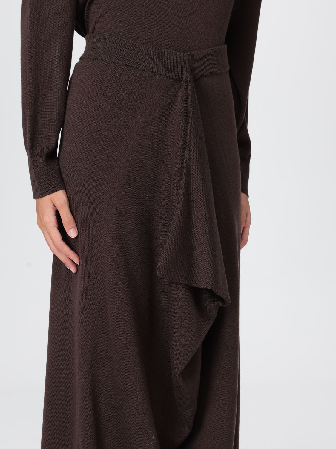 Skirt Woman color Brown