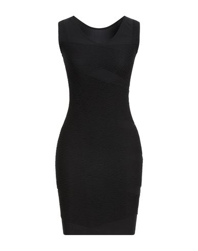 Woman Mini dress Black Size XS Polyamide, Elastane