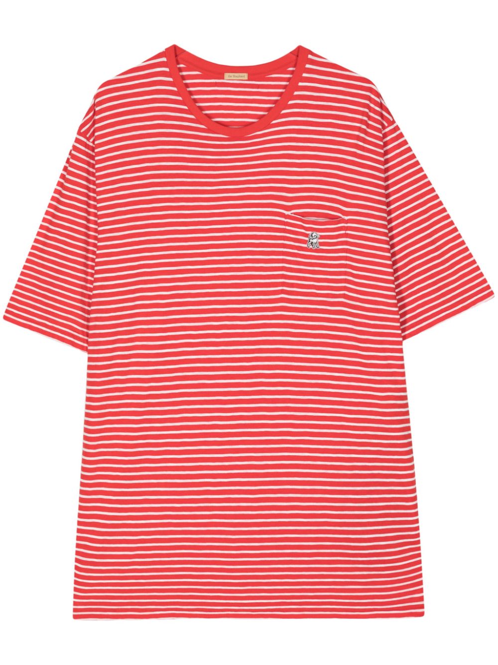 Striped cotton T-shirt - White