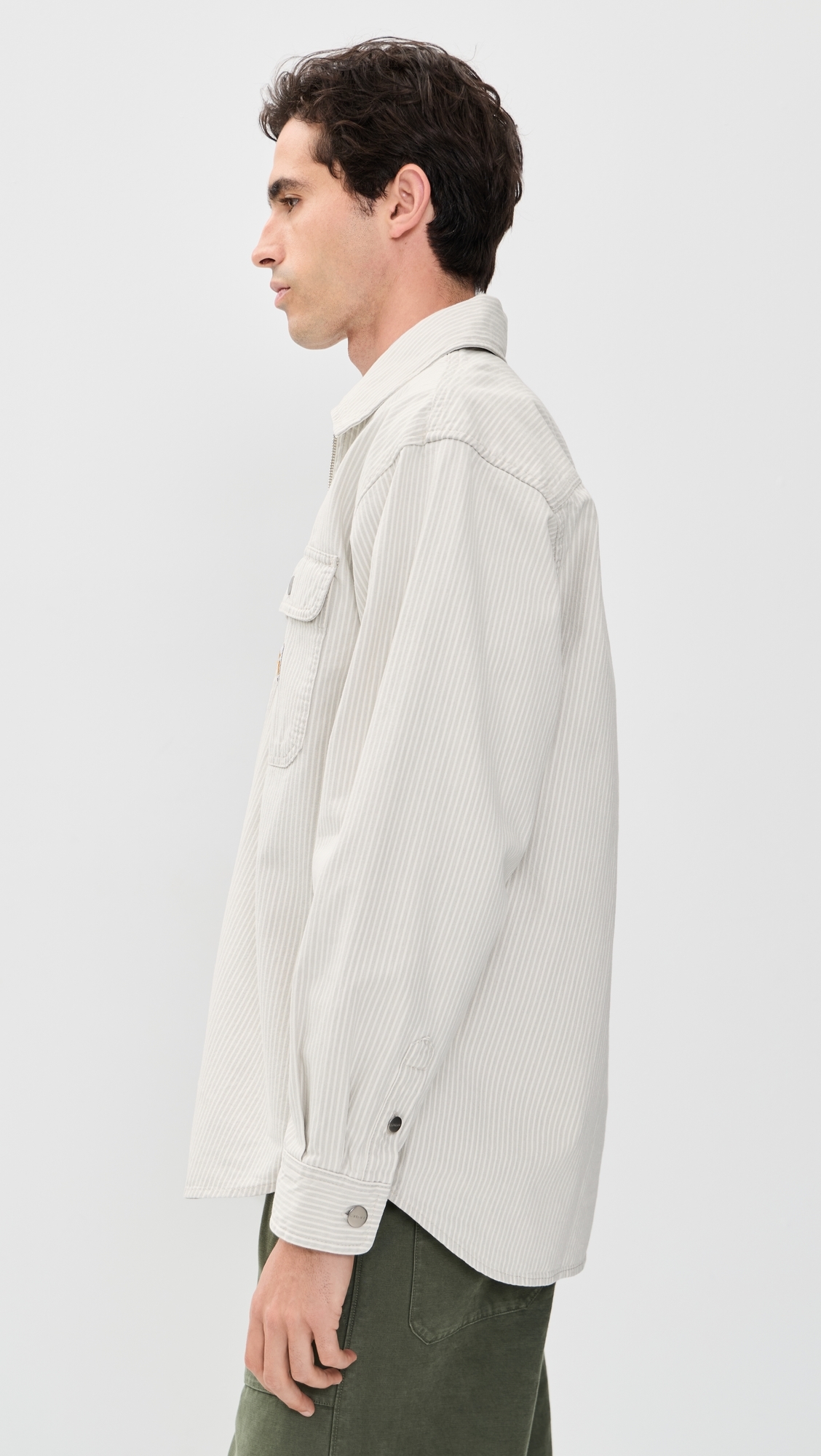 Mercer Shirt Jacket Mercer Stripe/Graphite/Wax