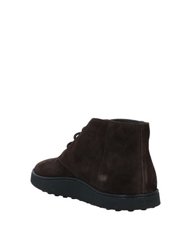 Man Ankle boots Dark brown