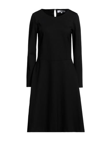 Woman Midi dress Black Size S Viscose, Polyamide, Elastane