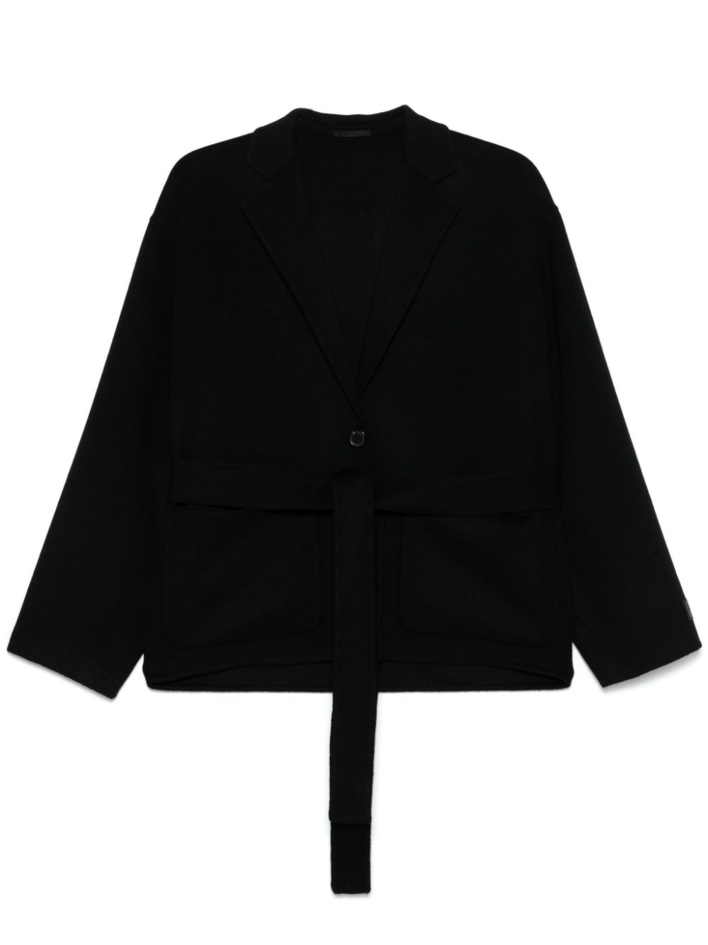 Belted jacket - Black