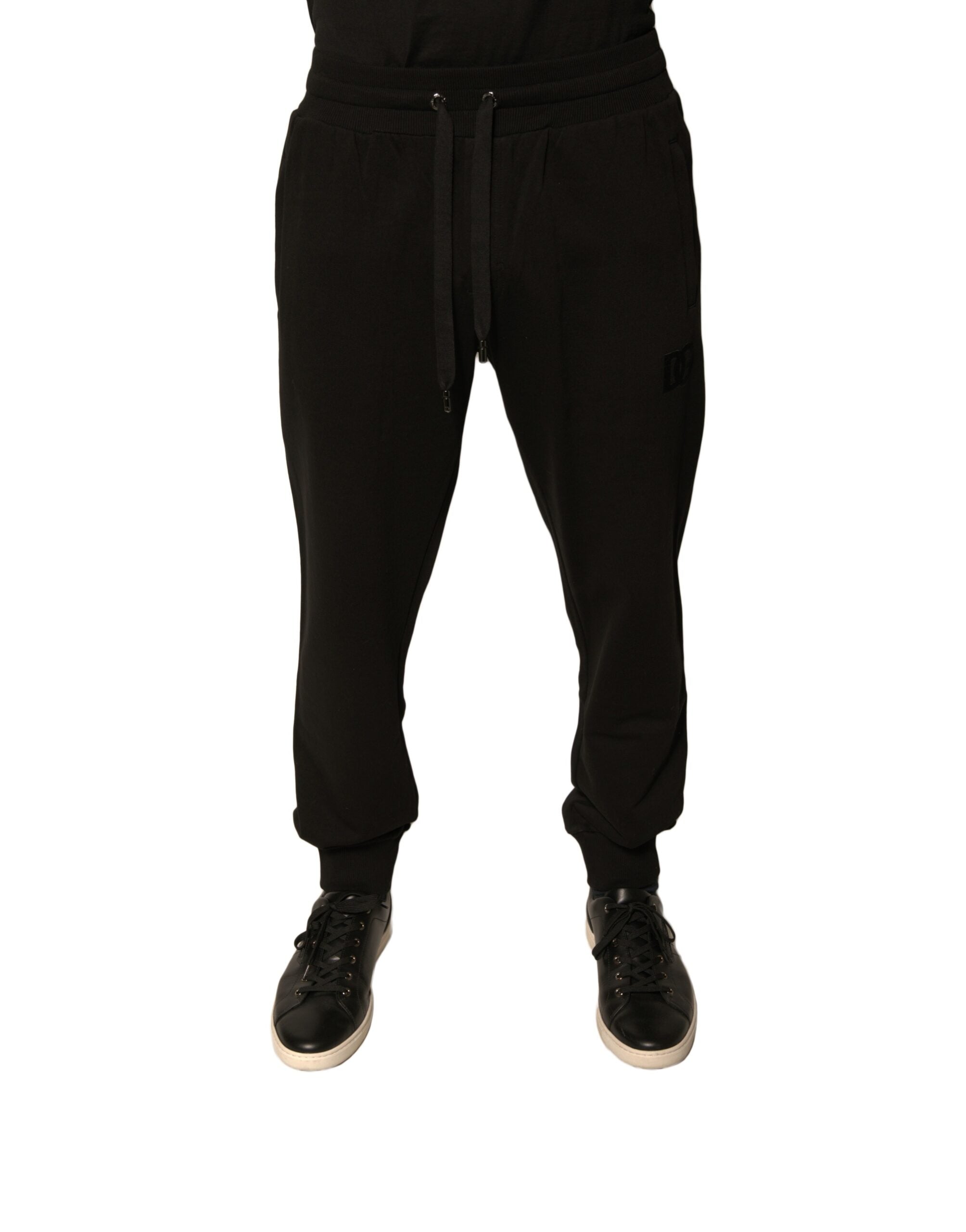 Cotton Joggers — Black