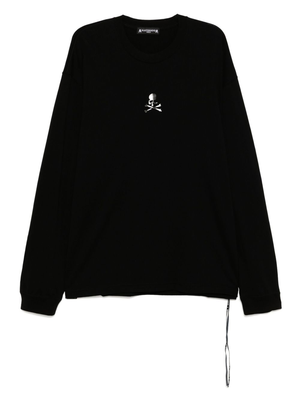 Mastermind World logo-print T-shirt - Black