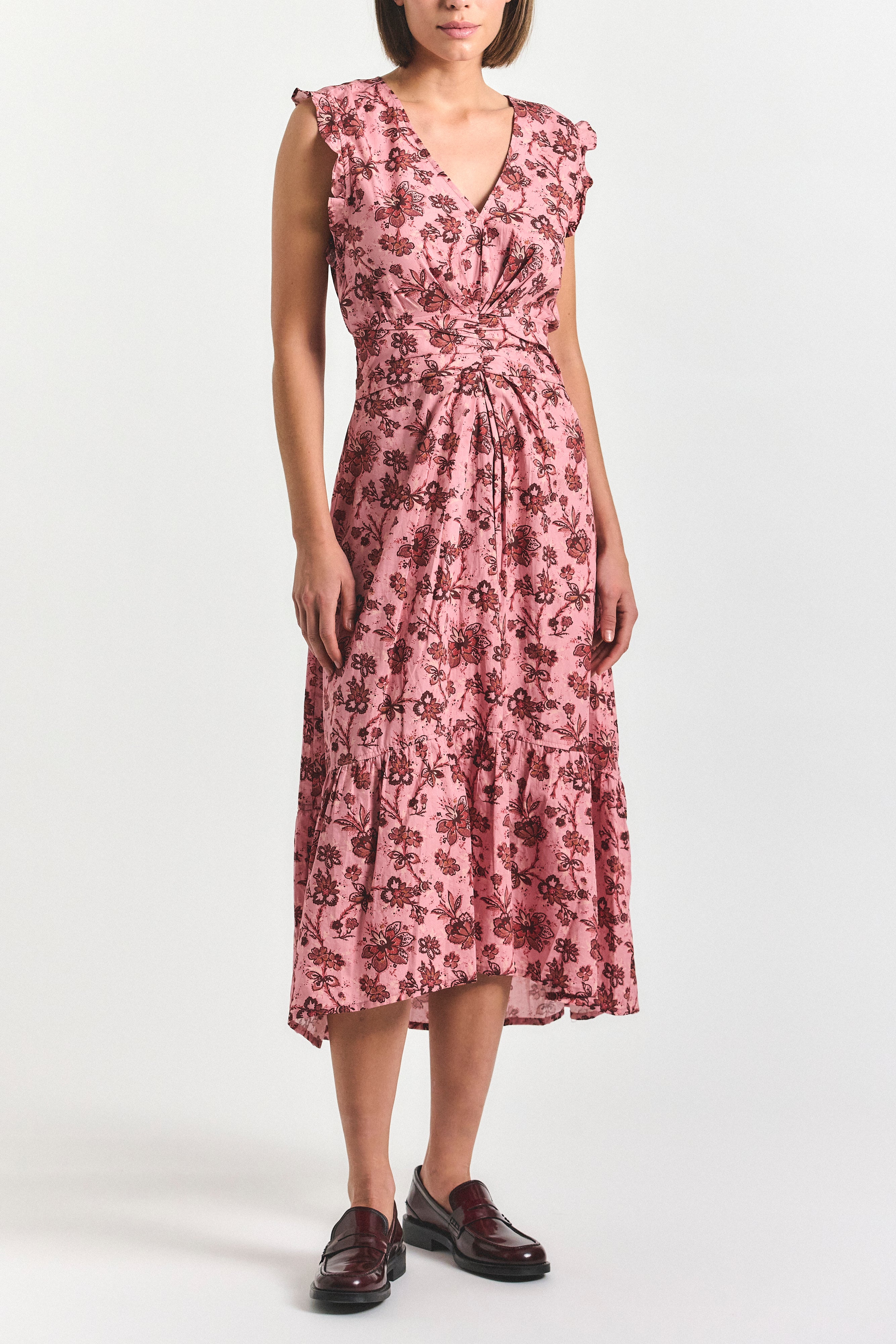 Kris Maxi Dress - Pink Multi