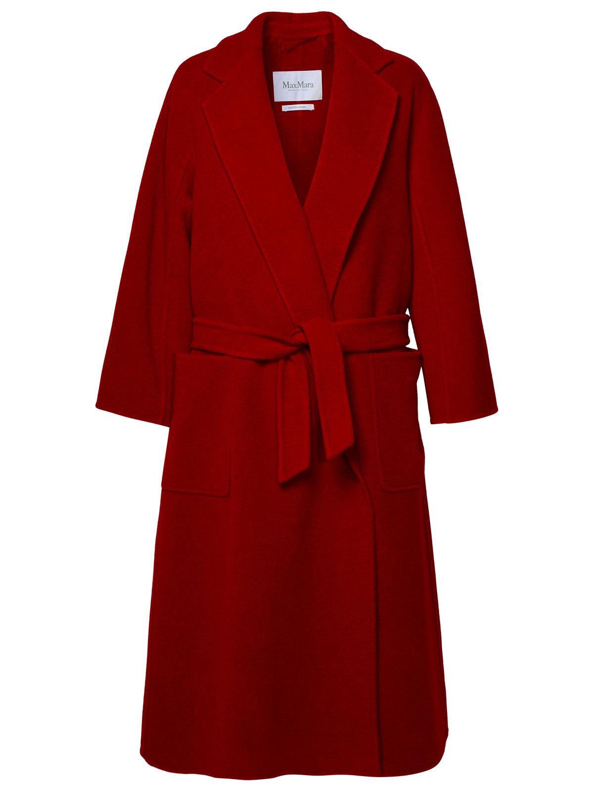 Red Cashmere Coat