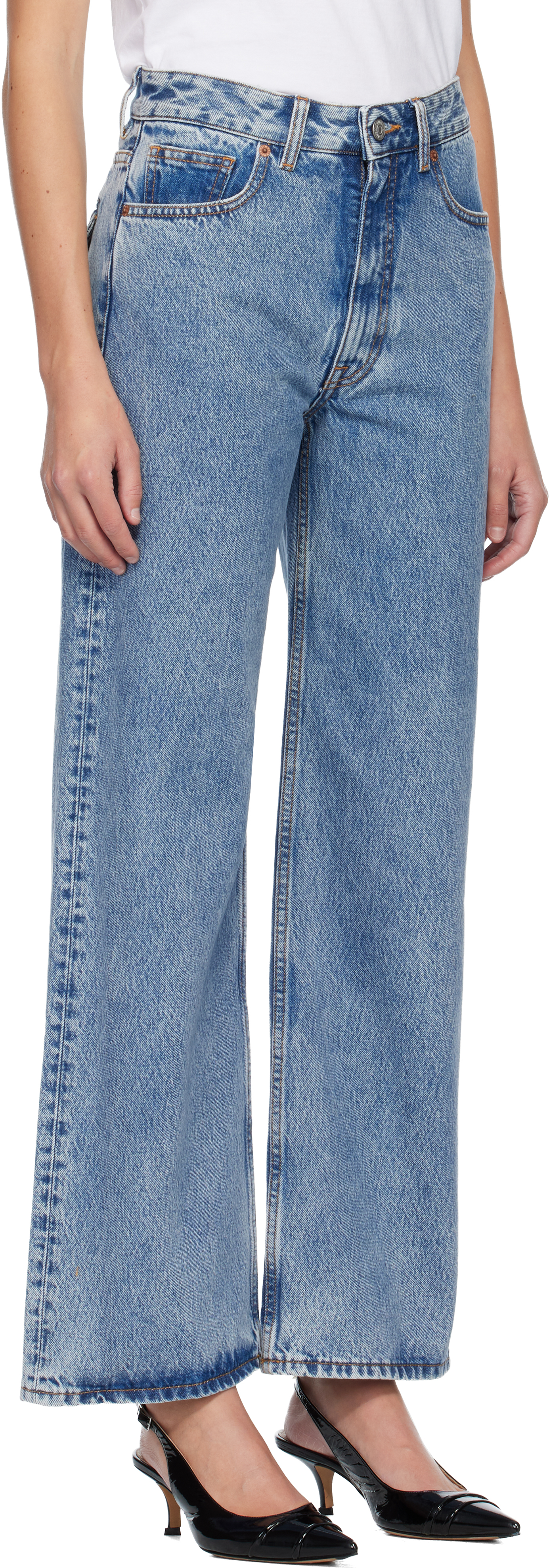 Blue 5 Pockets Jeans