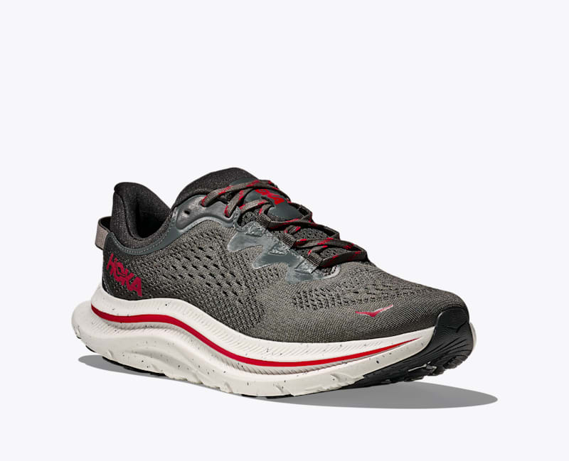 HOKA Men's Kawana 2 Shoes in Asphalt Grey/Carbon Black