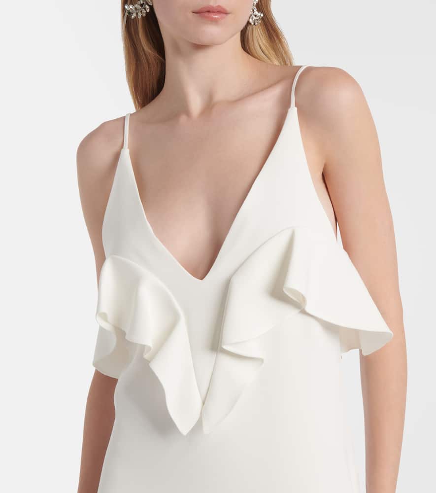 Ruffled gown