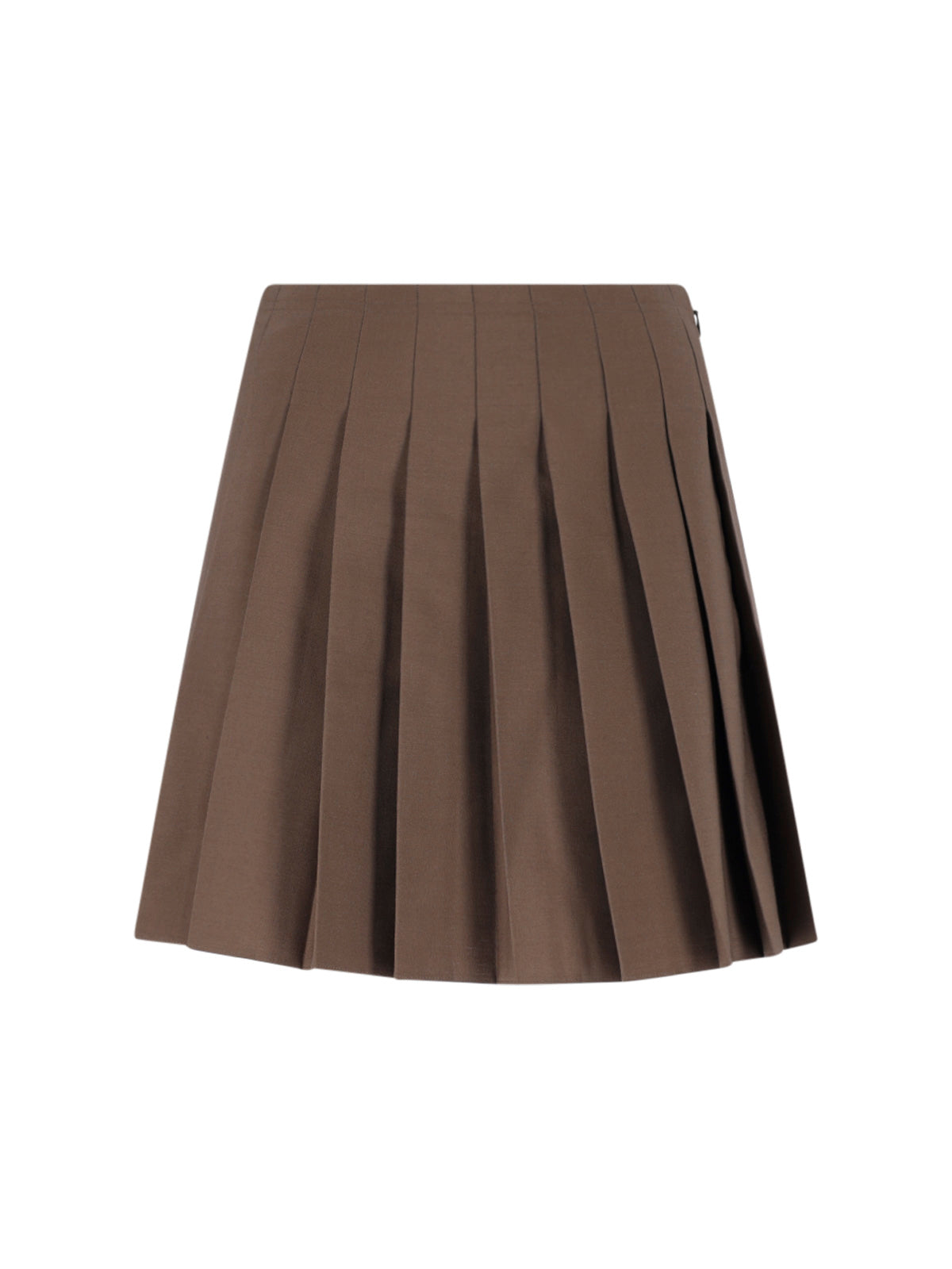 MM6-Inspired Wool-Blend Midi Skirt for Women