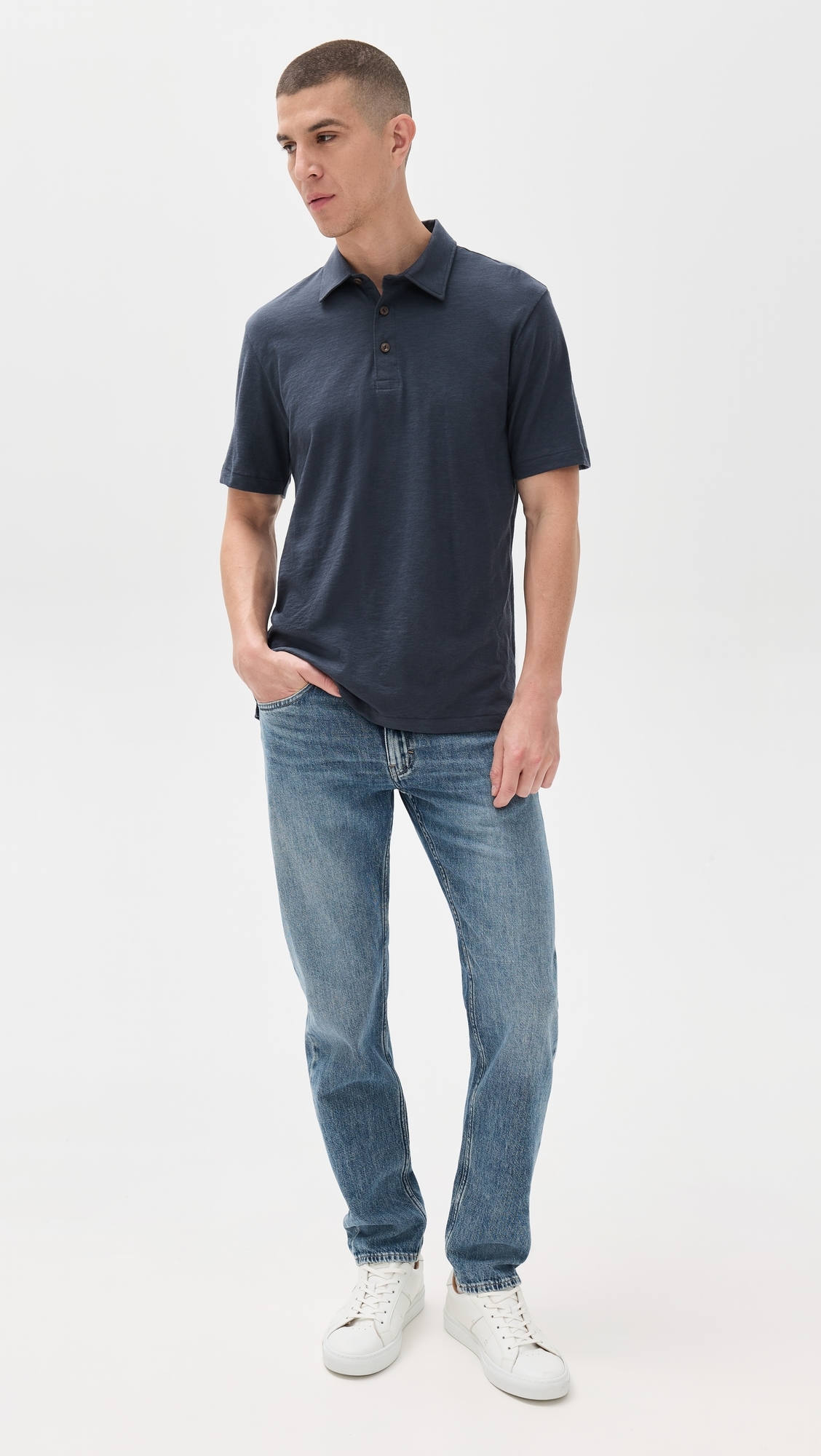 Sunwashed T-Shirt Polo Dune Navy