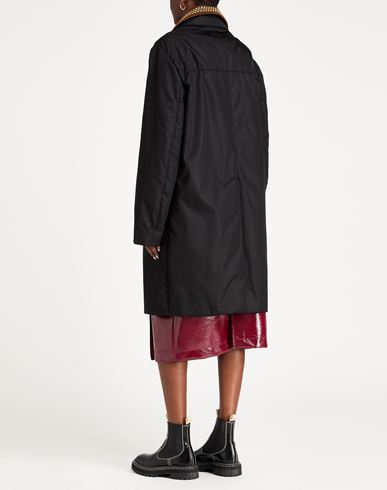 Woman Coat Black Size L Polyamide