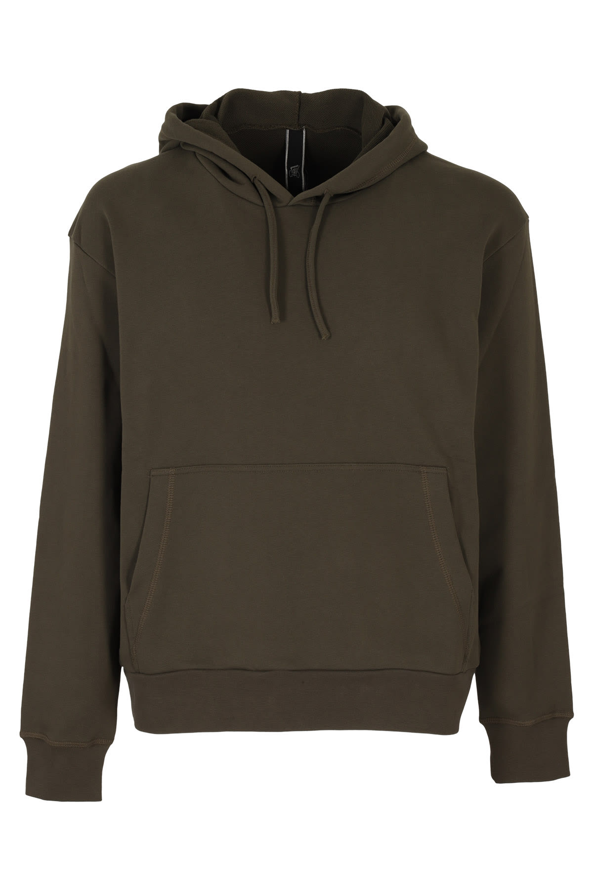 H86N side-print hoodie - Green