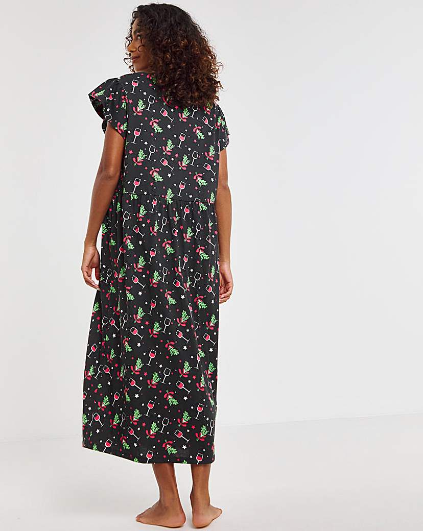 Pretty Secrets Mistletoe Maxi Nightie