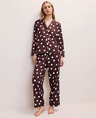 Ann Taylor Polka Dot Pajama Set