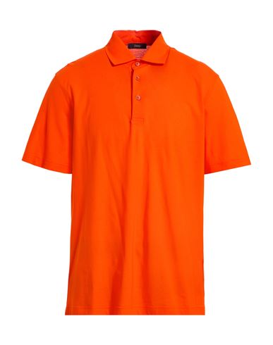 Laminar Man Polo shirt Tomato red Size 44 Cotton
