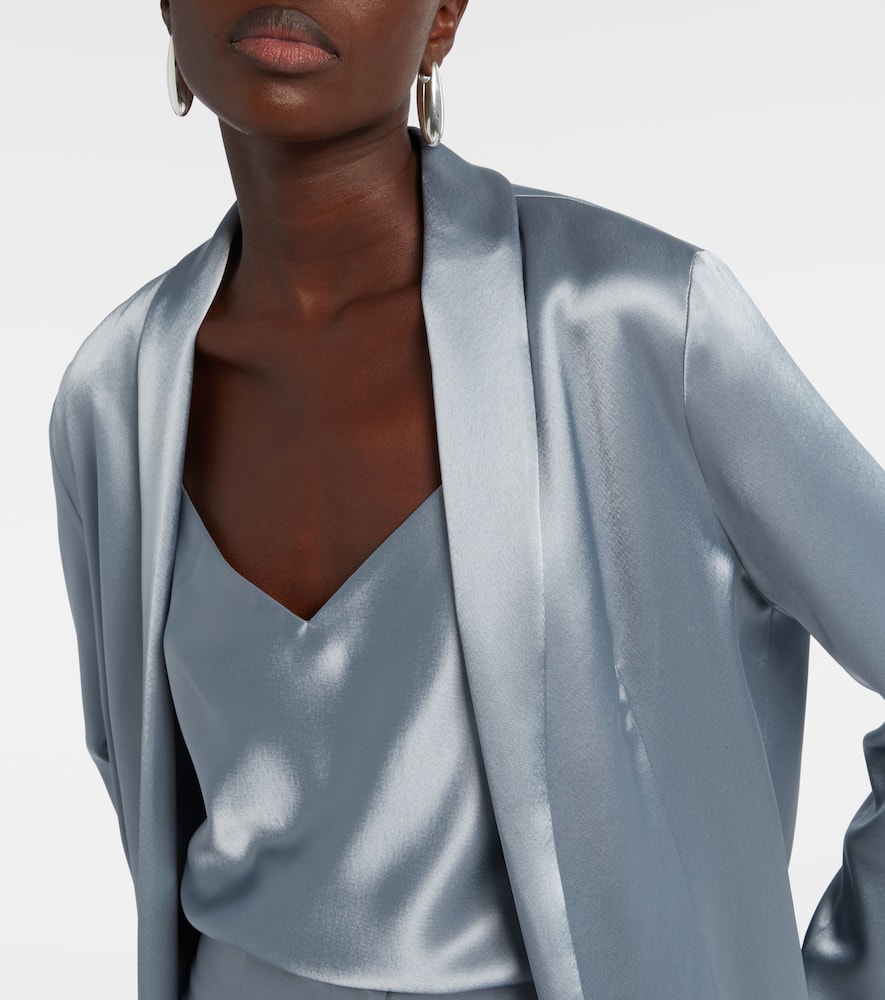 Julianne satin blazer