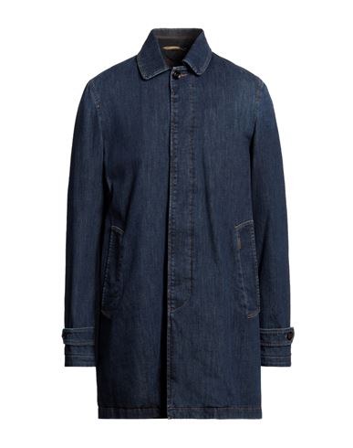 Man Overcoat & Trench Coat Blue