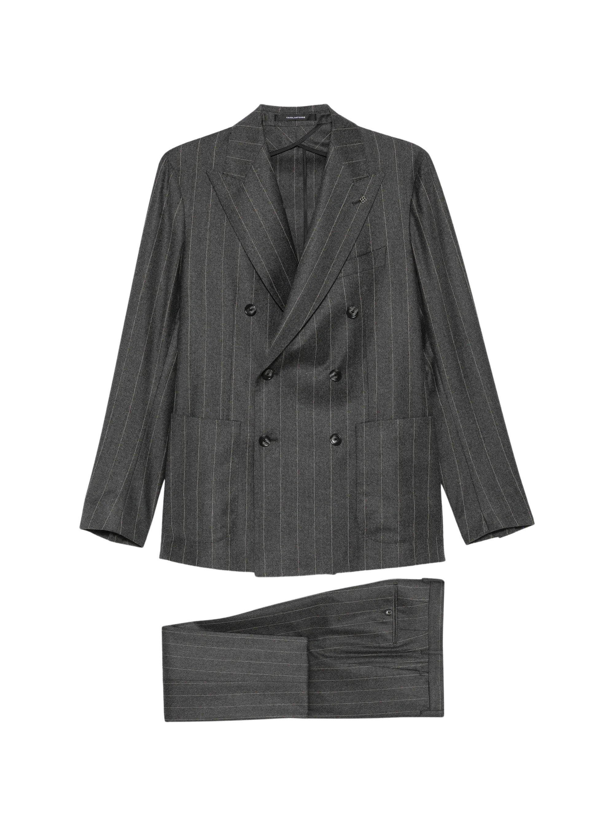 Tailored Wool Suit Trousers for Men