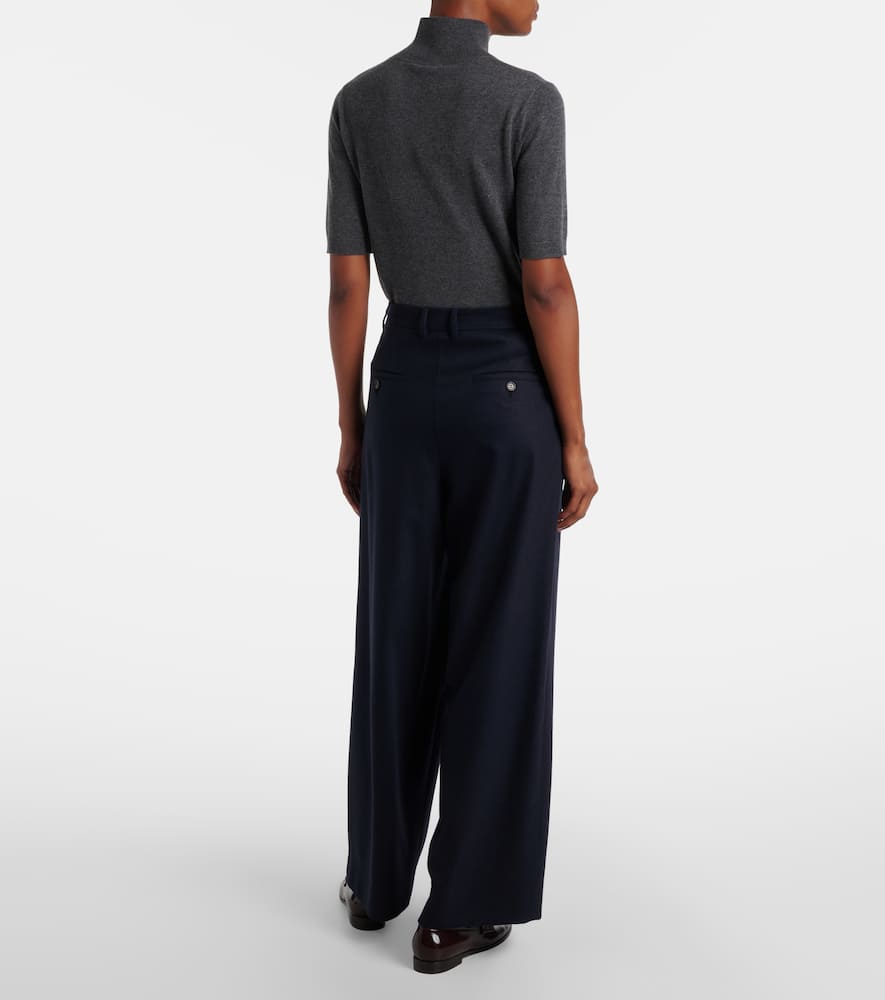 Titty wool wide-leg pants