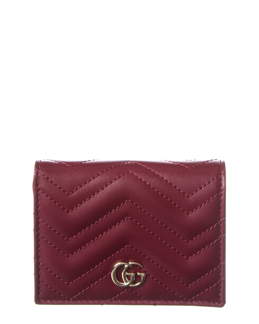 GG Marmont Leather Card Case