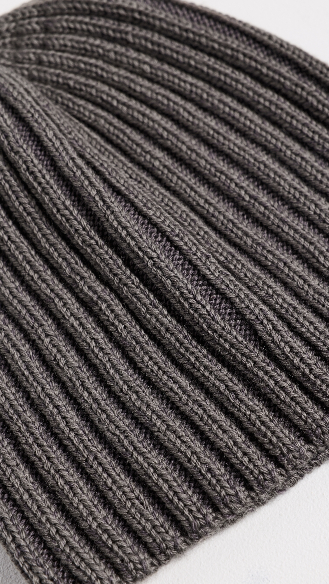 Boston Wool Beanie Sage Striped Dry Merino Wool One Size