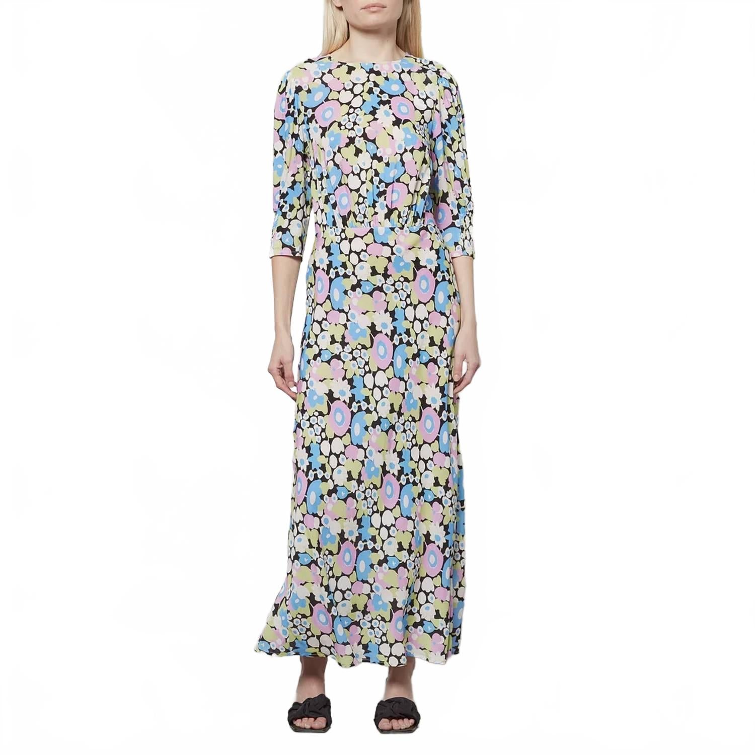 Lucile Scandi Dress In Onyx Scandi