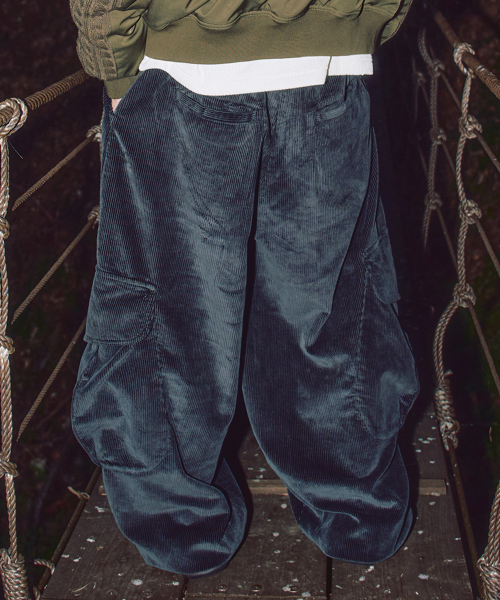 XP313 Chestnut Balloon Corduroy Pants