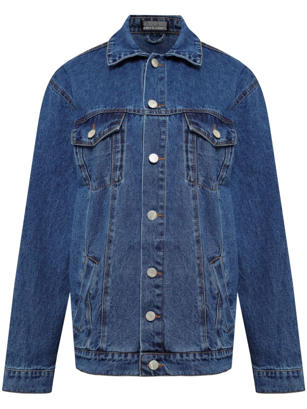 Single-breasted denim jacket - Blue