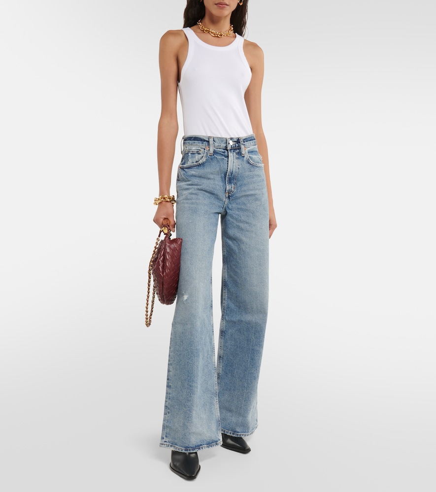 Paloma high-rise wide-leg jeans