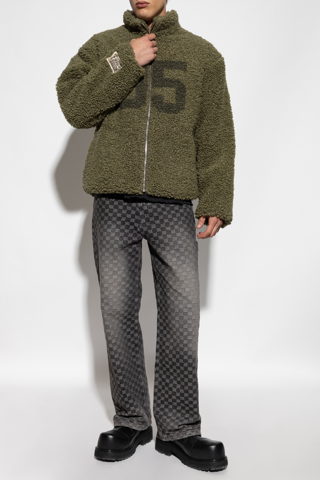 Fleece Jacket, Men's, Green
