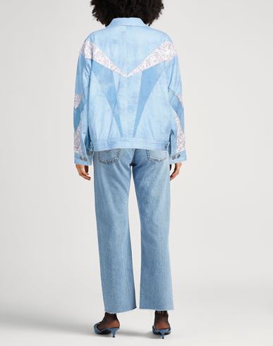 Woman Denim outerwear Sky blue