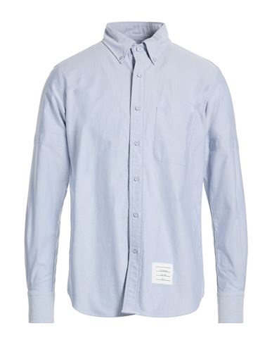 Man Shirt Light blue Size 4 Cotton