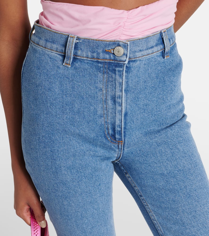 High-rise skinny jeans