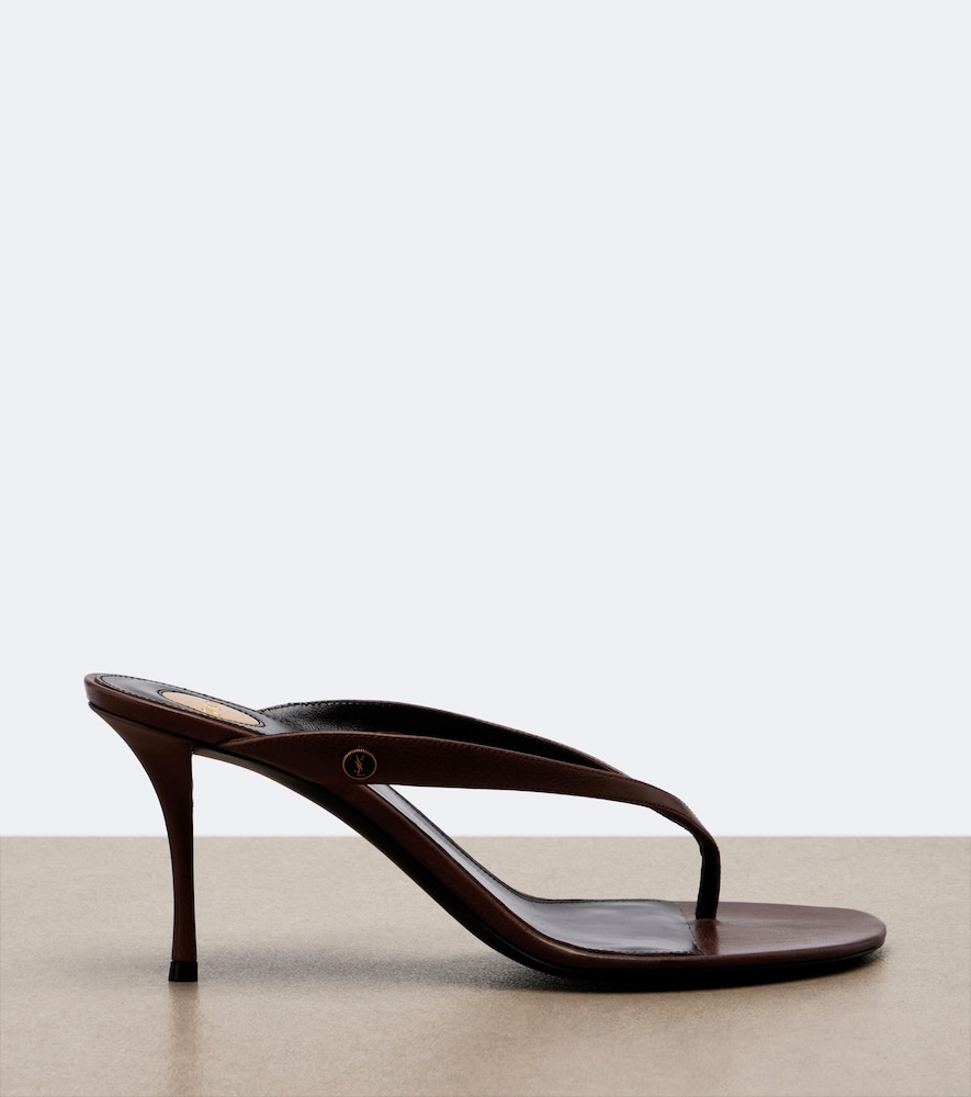 Sue leather thong sandals