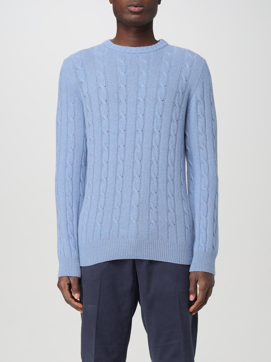 Sweater Men color Sky Blue