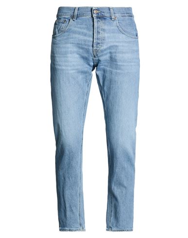 Man Jeans Blue Size 34 Cotton, Elastane