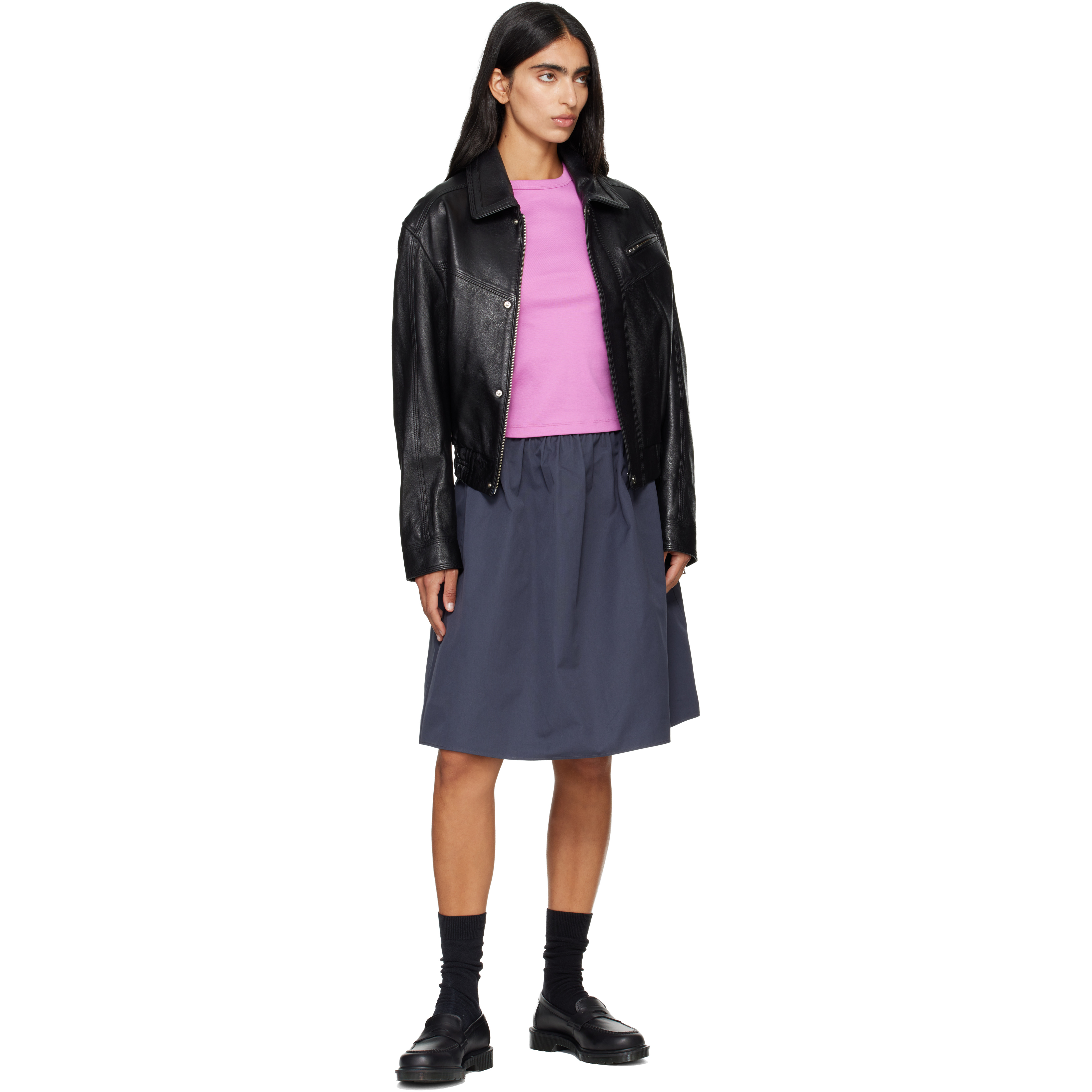 Black Delapre 'Made In England' Classic Loafers