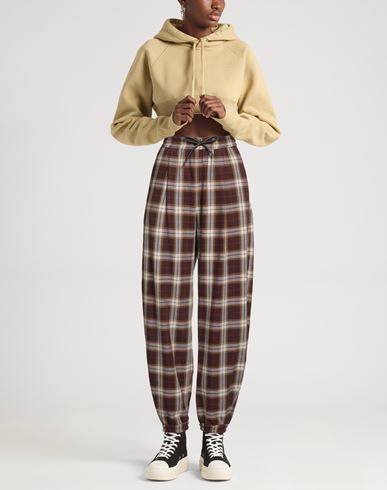 Woman Pants Brown Size M Cotton, Polyester, Polyurethane, Viscose