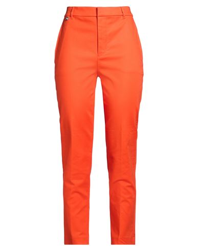 Woman Pants Tomato red Size 6 Cotton, Elastane
