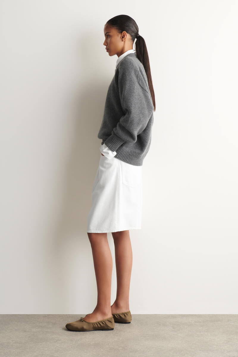 코스 여성 Rounded Cashmere Crew-Neck Sweater 1340973002005