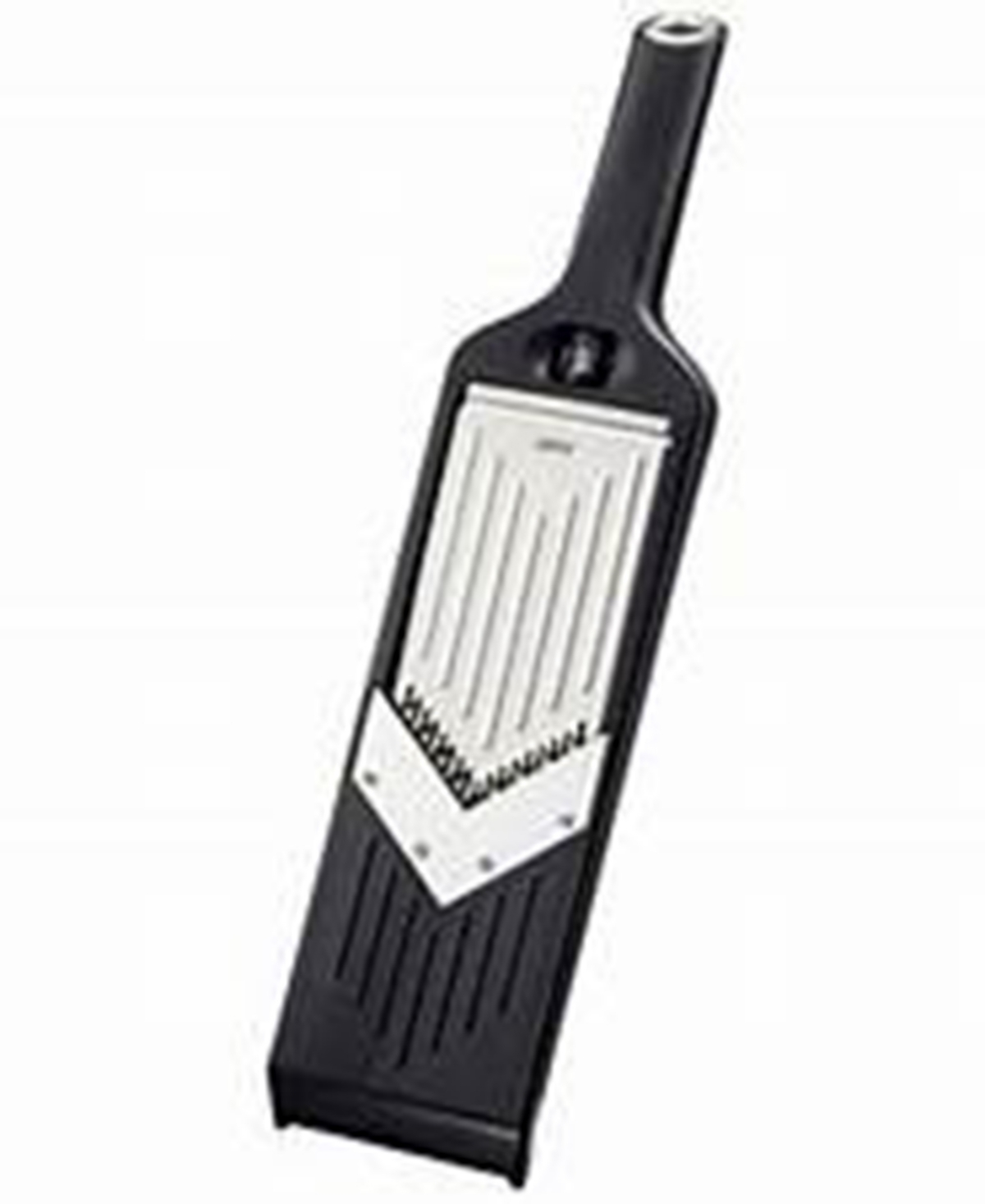 Japanese Steel V-Blade with 2 Julienne Blade Attachment Mandolin - Black