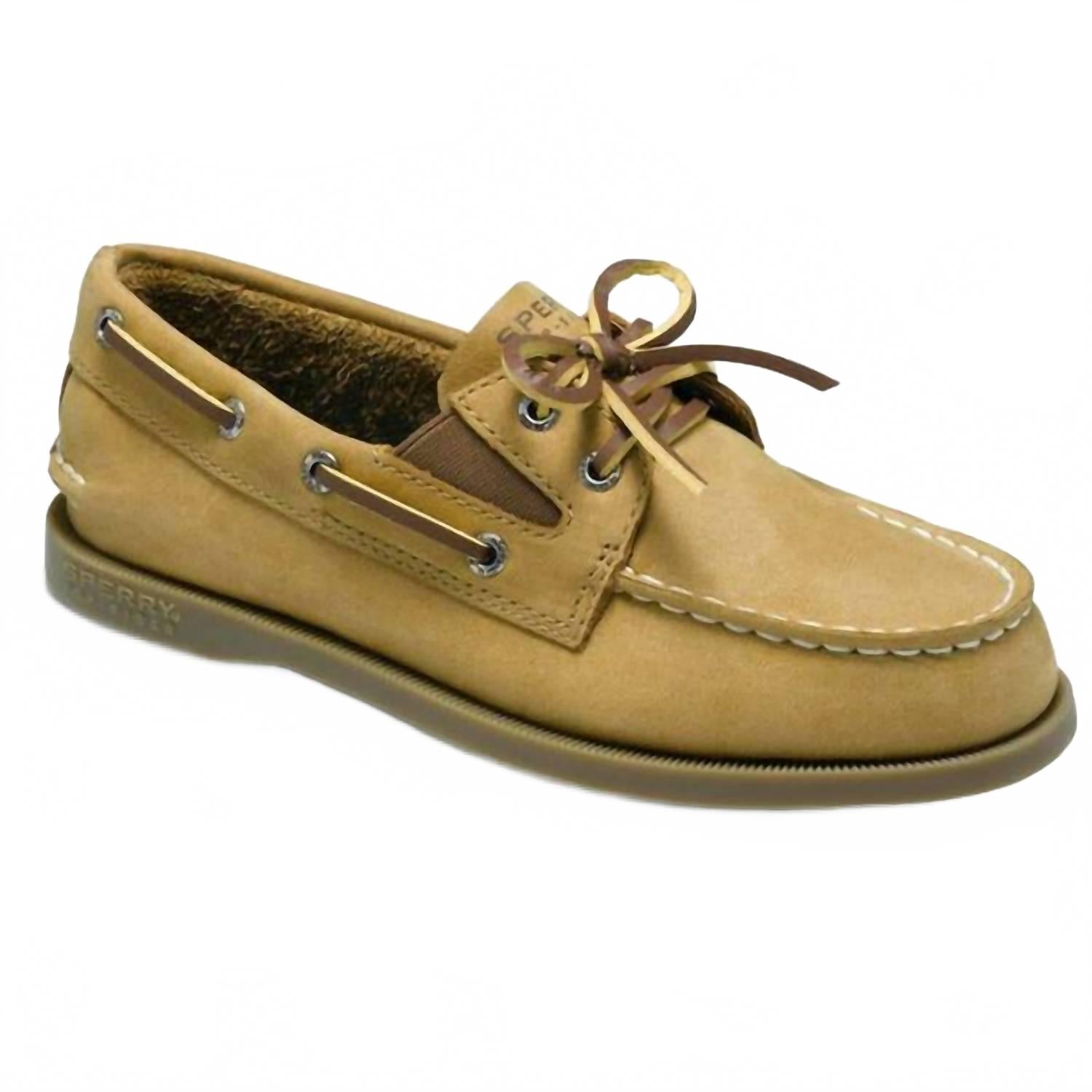 Men's Authentic Original Slip On Boat Shoe In Tan