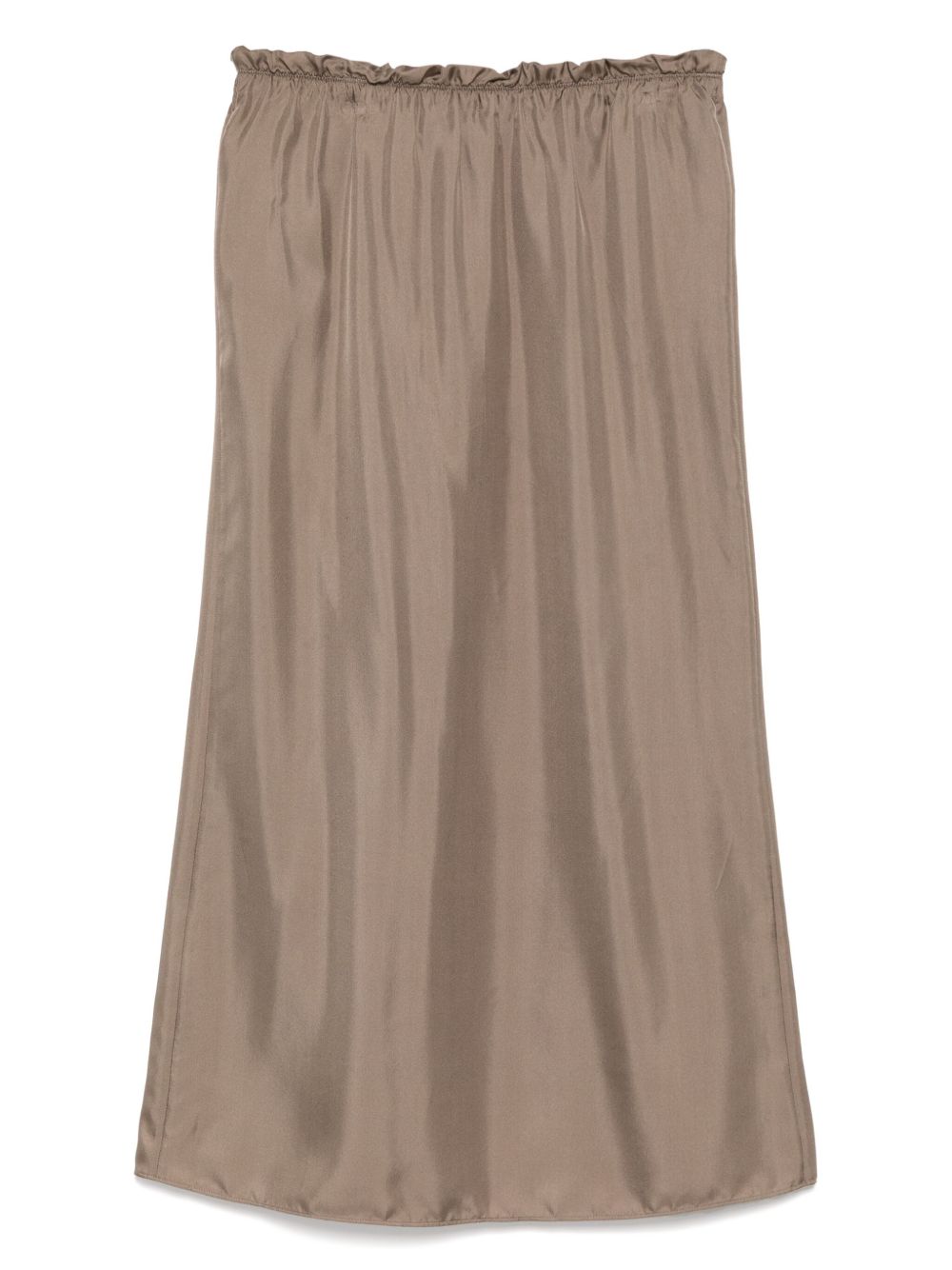 Silk skirt - Brown