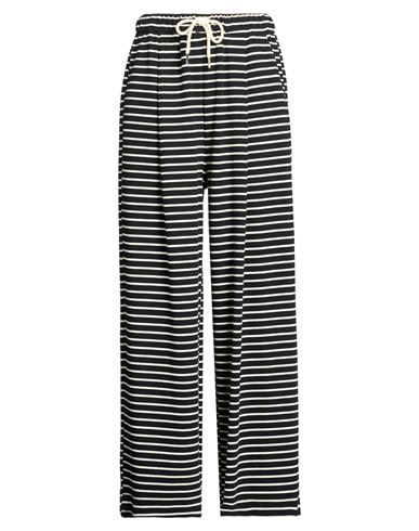 Woman Pants Black Size 6 Cotton, Polyester, Elastane